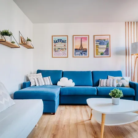 Appartamento Myjolieparishome - King Size Bed, Ac Living Room, Balcony