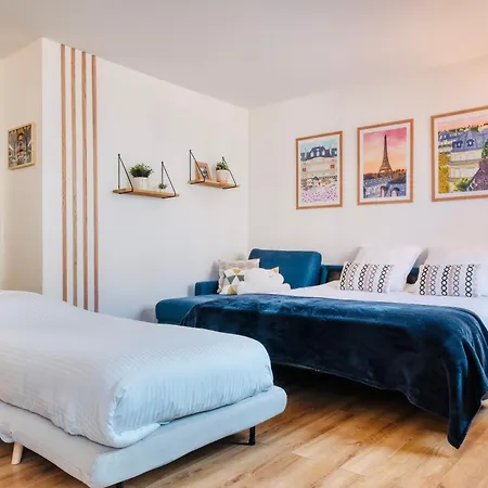 Appartamento Myjolieparishome - King Size Bed, Ac Living Room, Balcony *