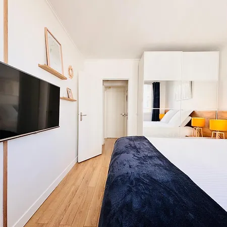 Myjolieparishome - King Size Bed, Ac Living Room, Balcony * Parigi