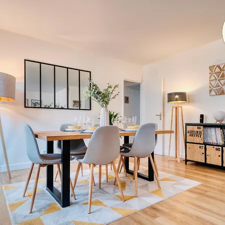 Myjolieparishome - King Size Beds, 2 Bathrooms, Free Parking *