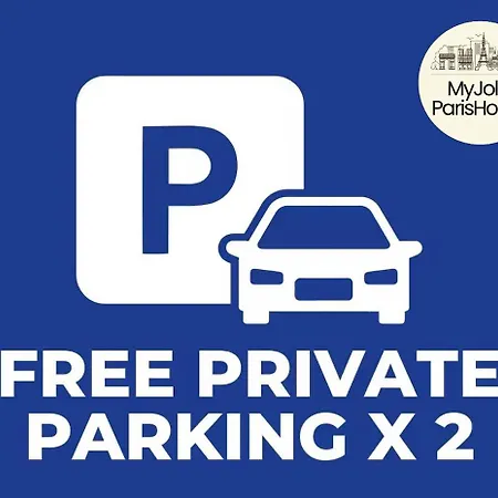 Myjolieparishome - King Size Beds, 2 Bathrooms, Free Parking Париж