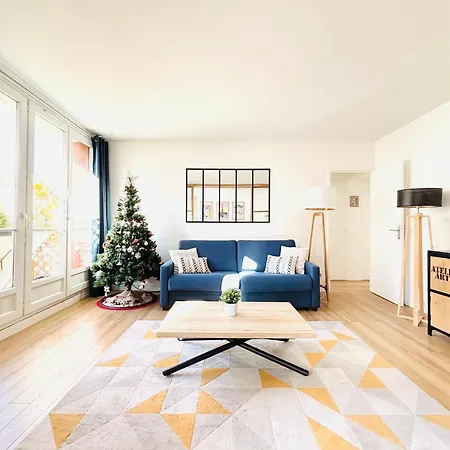 Myjolieparishome - King Size Beds, 2 Bathrooms, Free Parking Апартаменты