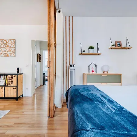 Myjolieparishome - King Size Beds, 2 Bathrooms, Free Parking Appartement