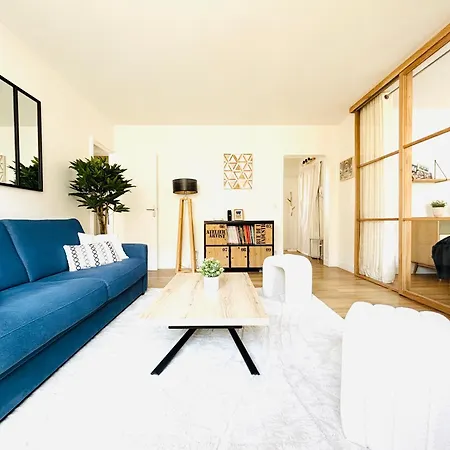 Myjolieparishome - King Size Beds, 2 Bathrooms, Free Parking *