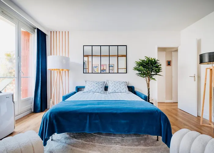 Myjolieparishome - King Size Beds, 2 Bathrooms, Free Parking Parijs