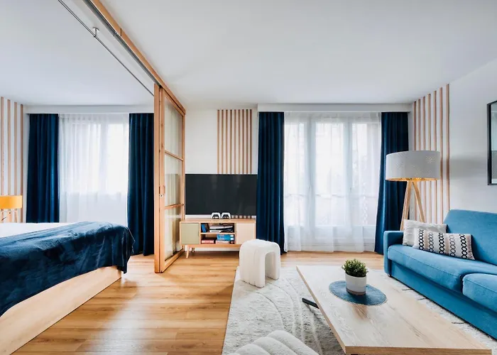 Appartement Myjolieparishome - King Size Beds, 2 Bathrooms, Free Parking